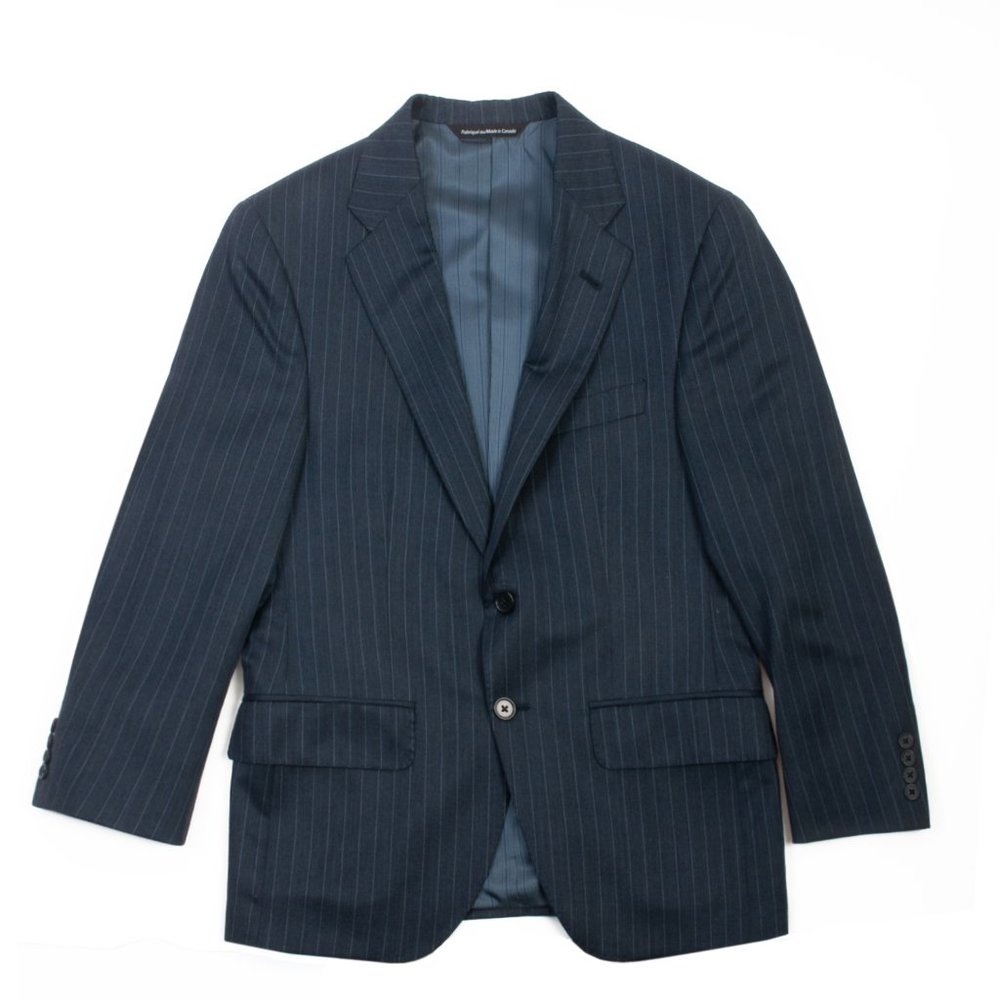 Coppley Gray Stripe Biella Dean Suit